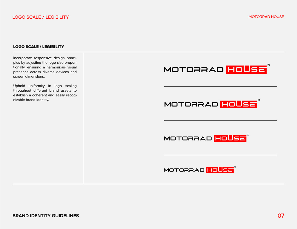 Motorrad House®️ | MotoSports Logo Branding Image 7