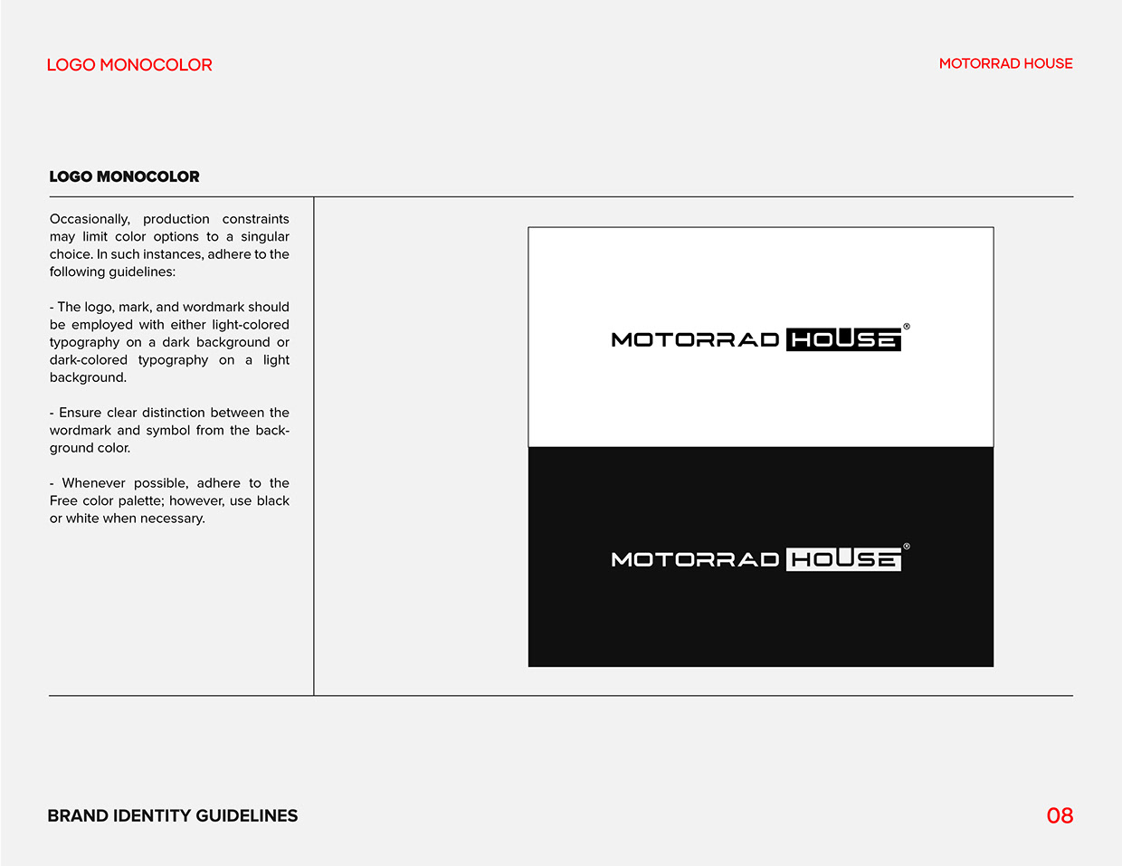 Motorrad House®️ | MotoSports Logo Branding Image 8