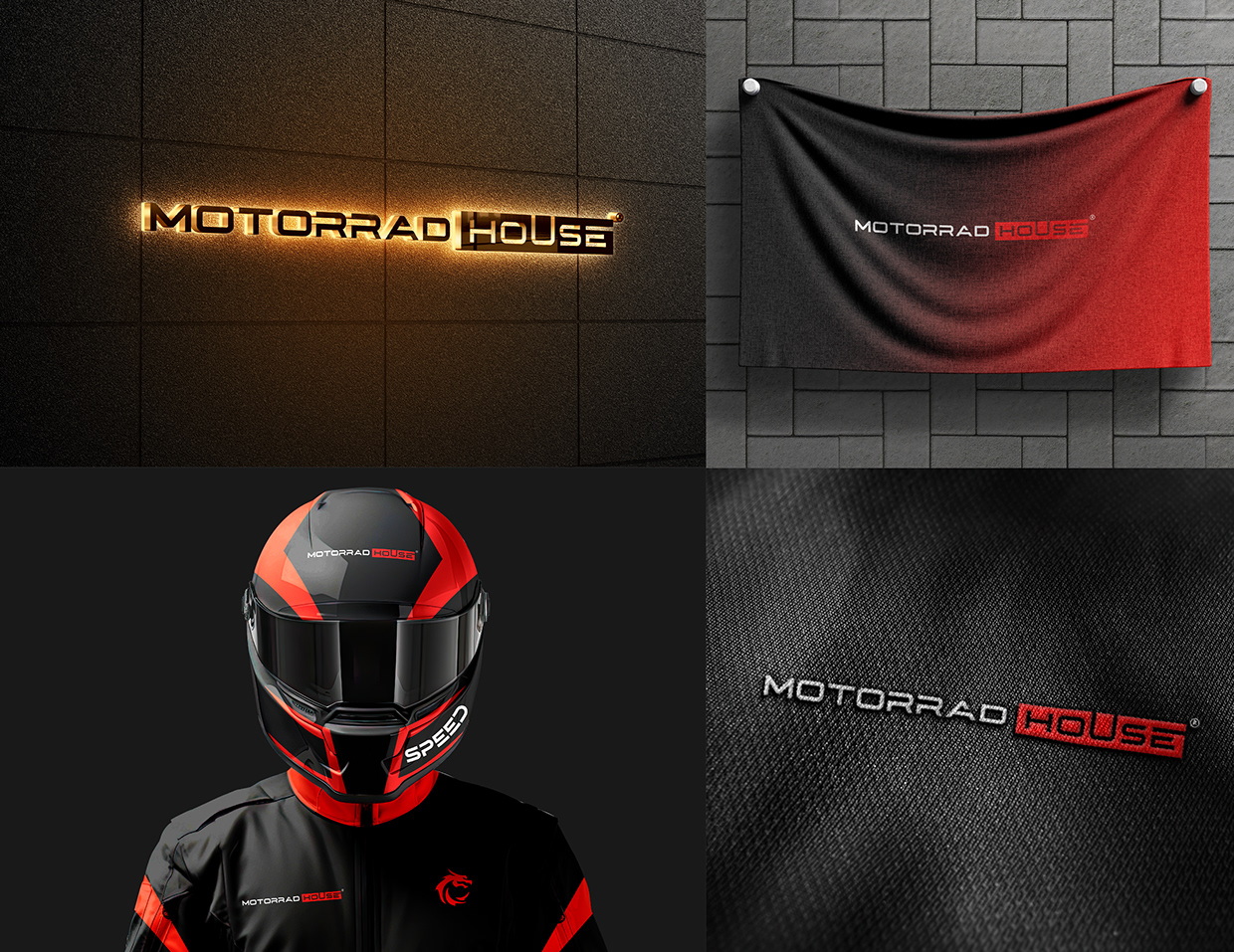 Motorrad House®️ | MotoSports Logo Branding Image 23