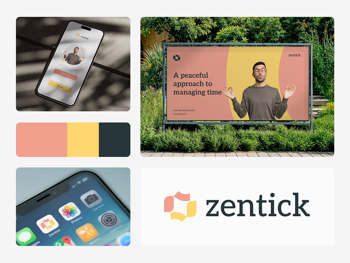 Time Management, Productivity App, Zen, Mindful , SaaS, Z logo