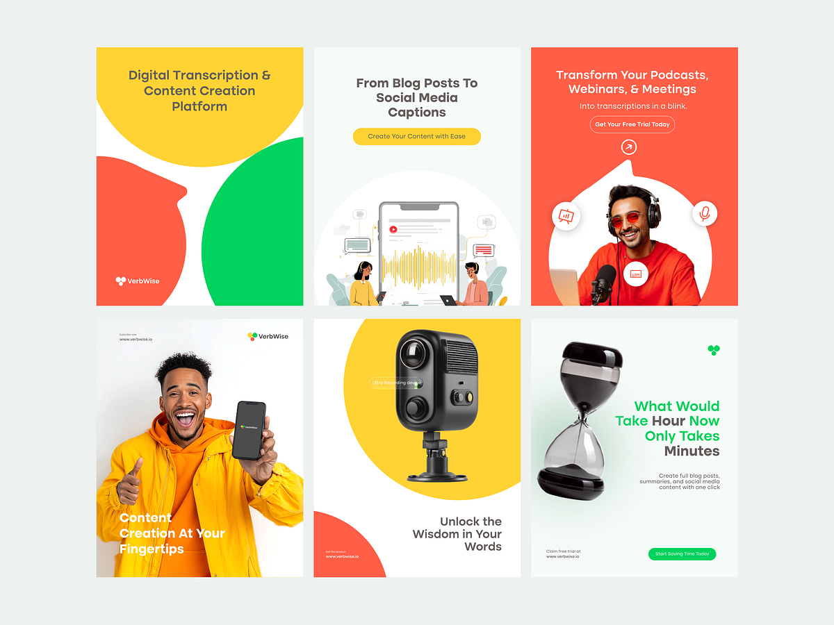 Social Media Post Design For Verbwise