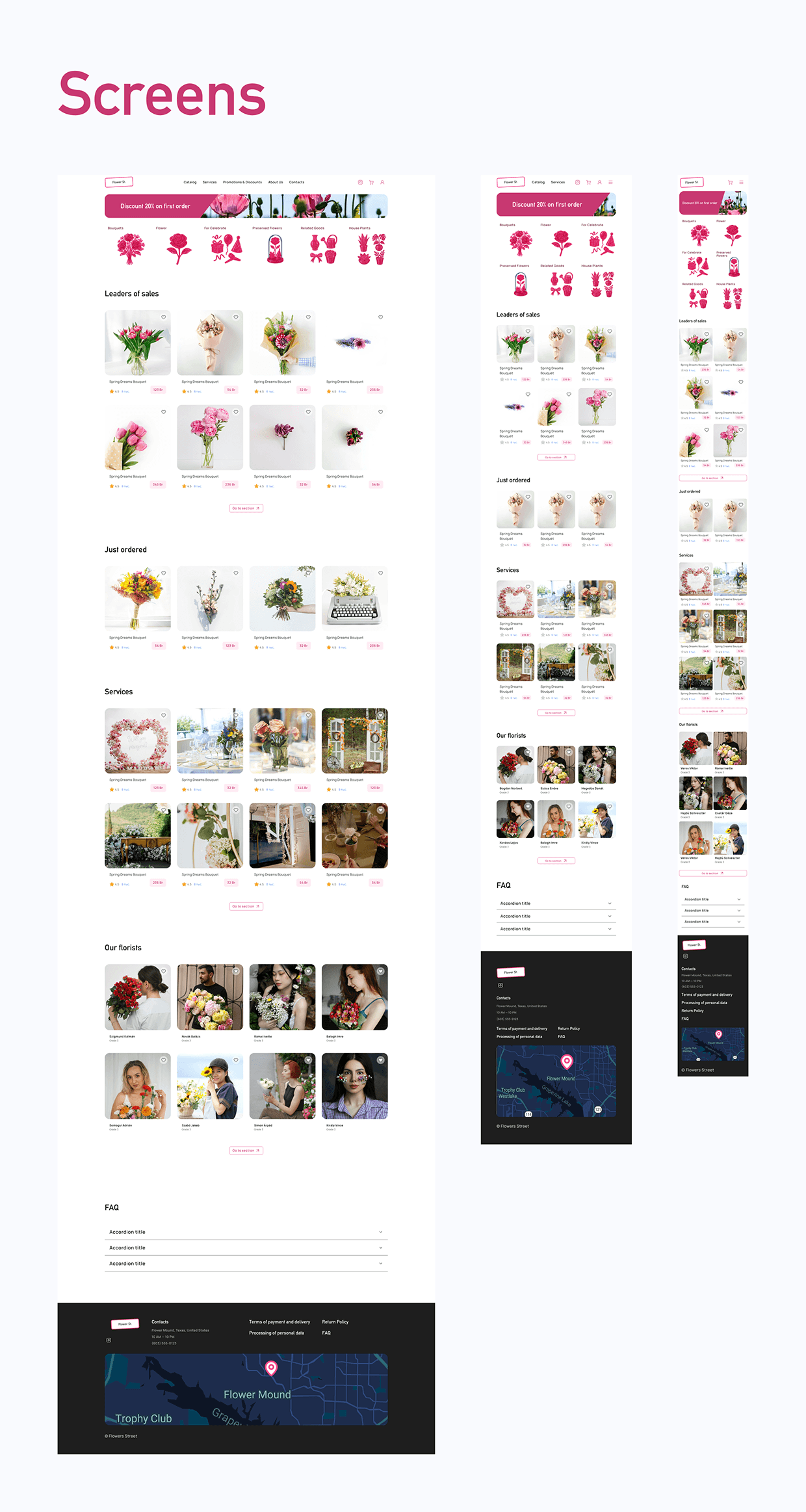 Flowers Street: UX/UI design Image 9
