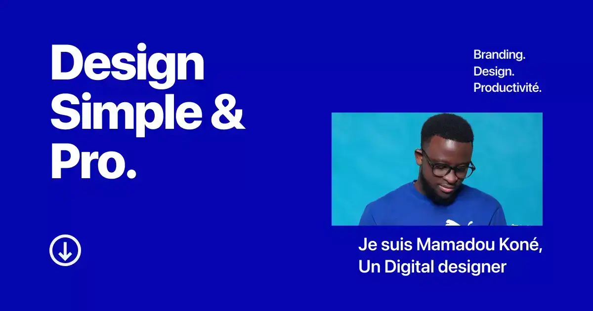 Mamadou Koné | DIGITAL DESIGNER ET CONSULTANT | BRANDING | SITE WEB