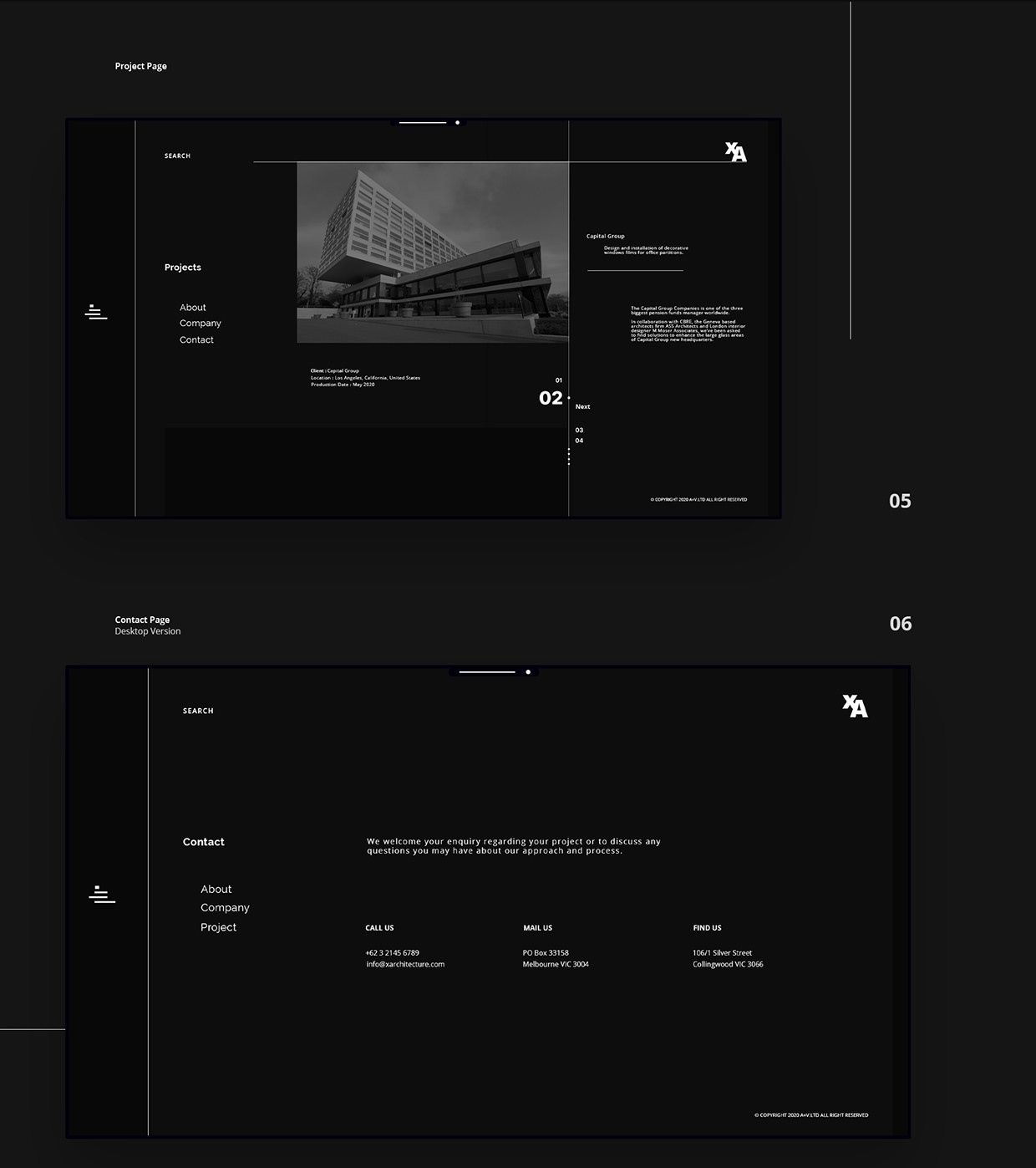 Xtra Architecture | Modern UI/UX for a Creative Firm Image 0