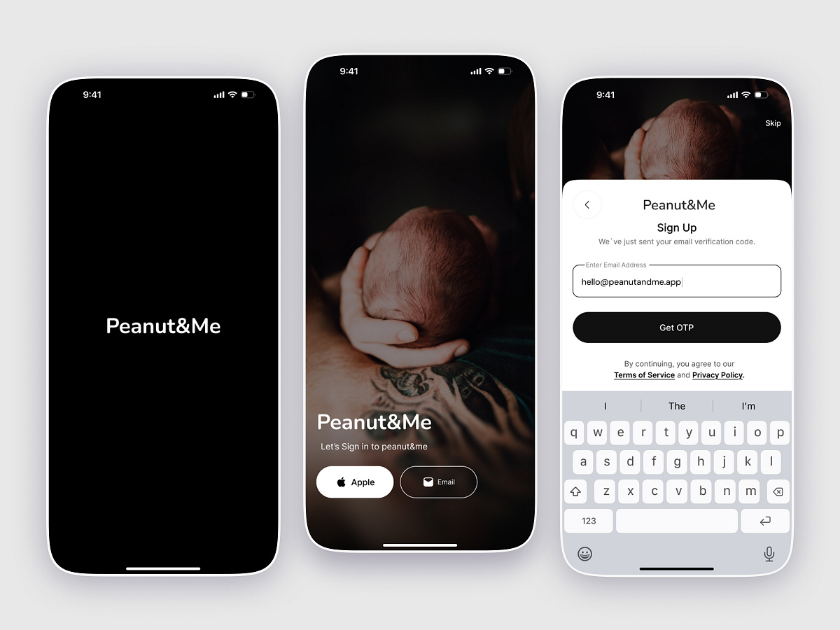 Baby Care & Parenting Mobile App Design