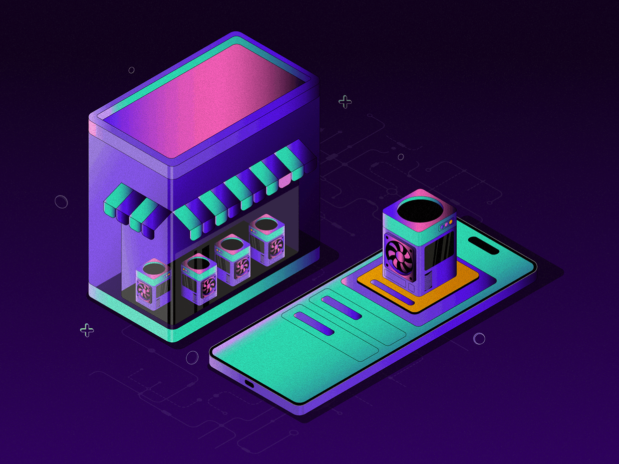 ASICs Miner Illustrations Image 5