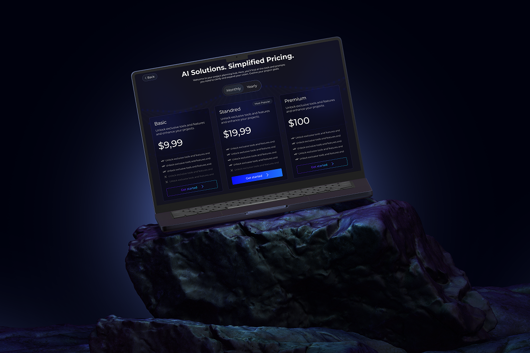 Pricing page, Drawever: AI tools platform