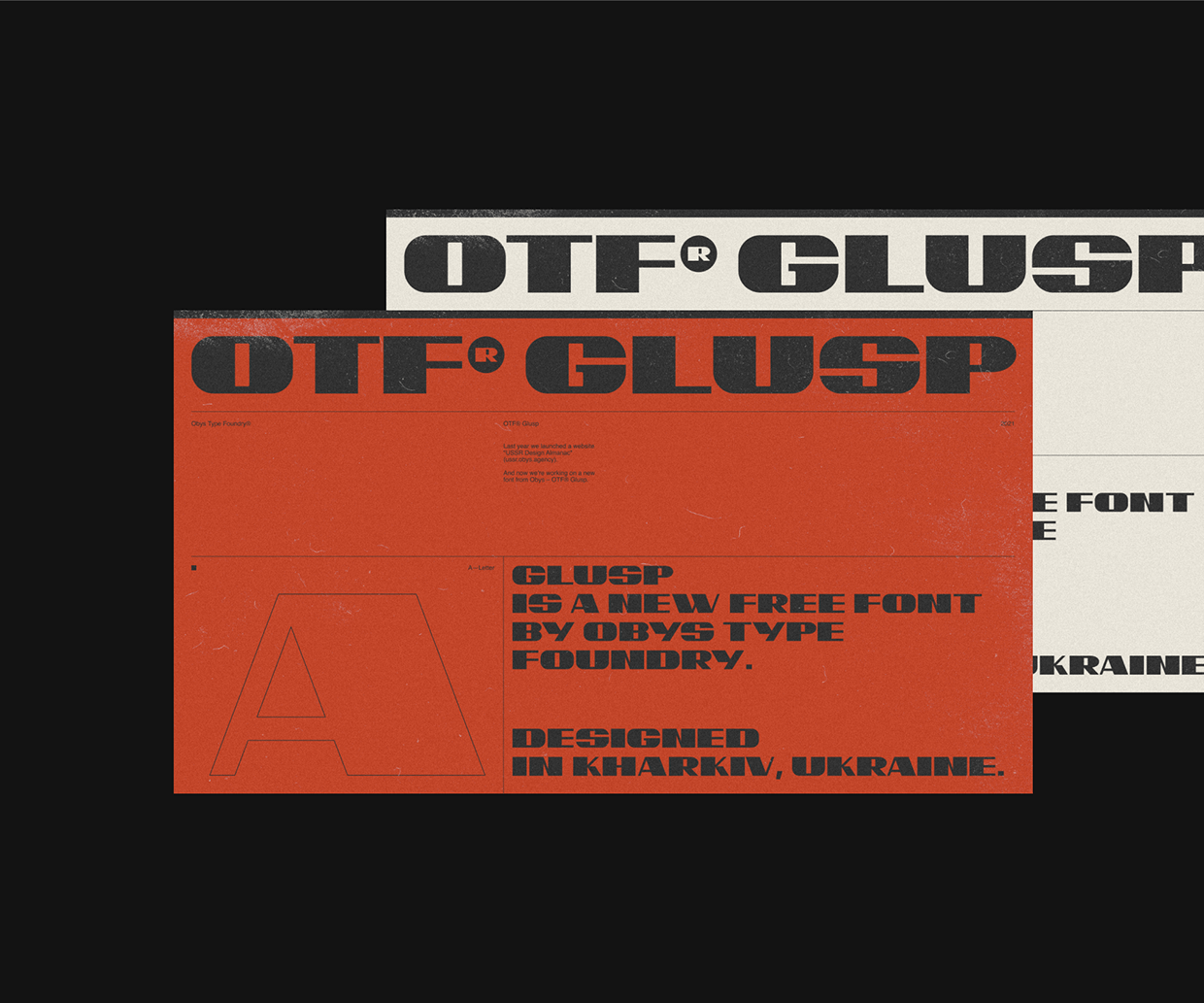 OTF® GLUSP | FREE FONT Image 3
