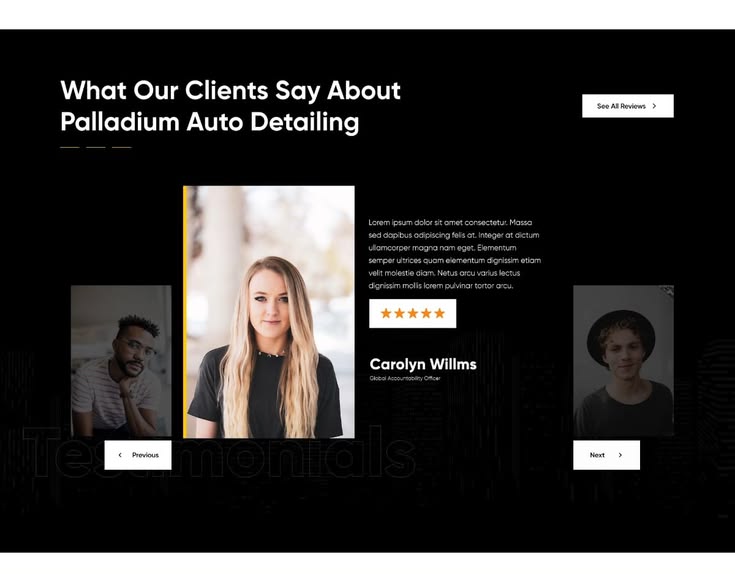 Premium Car Detailing Website Template 🚗💎 | Figma Template | Automotive Website Design in 2026 | Modern web design, Web design inspiration, Web template design