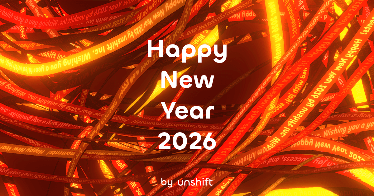 Happy New Year 2026 by unshift Inc.