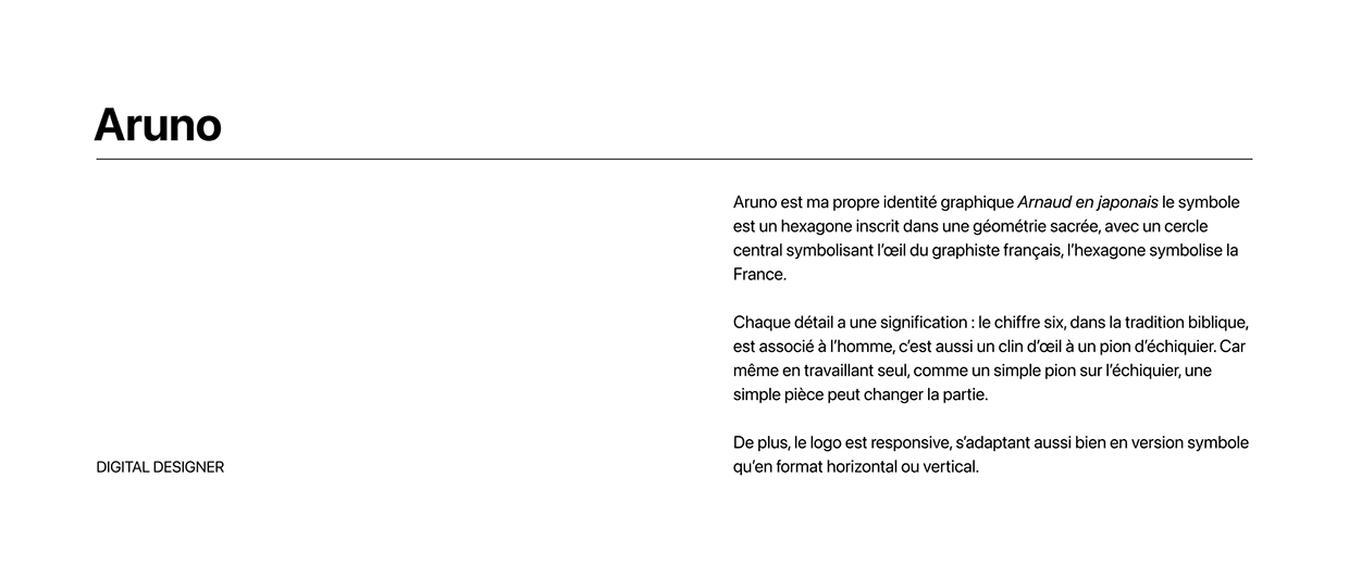 Visual Identity Aruno
