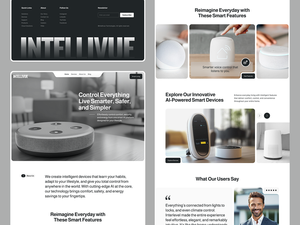 AI-Powered Smart Home Device – Intelligent Living