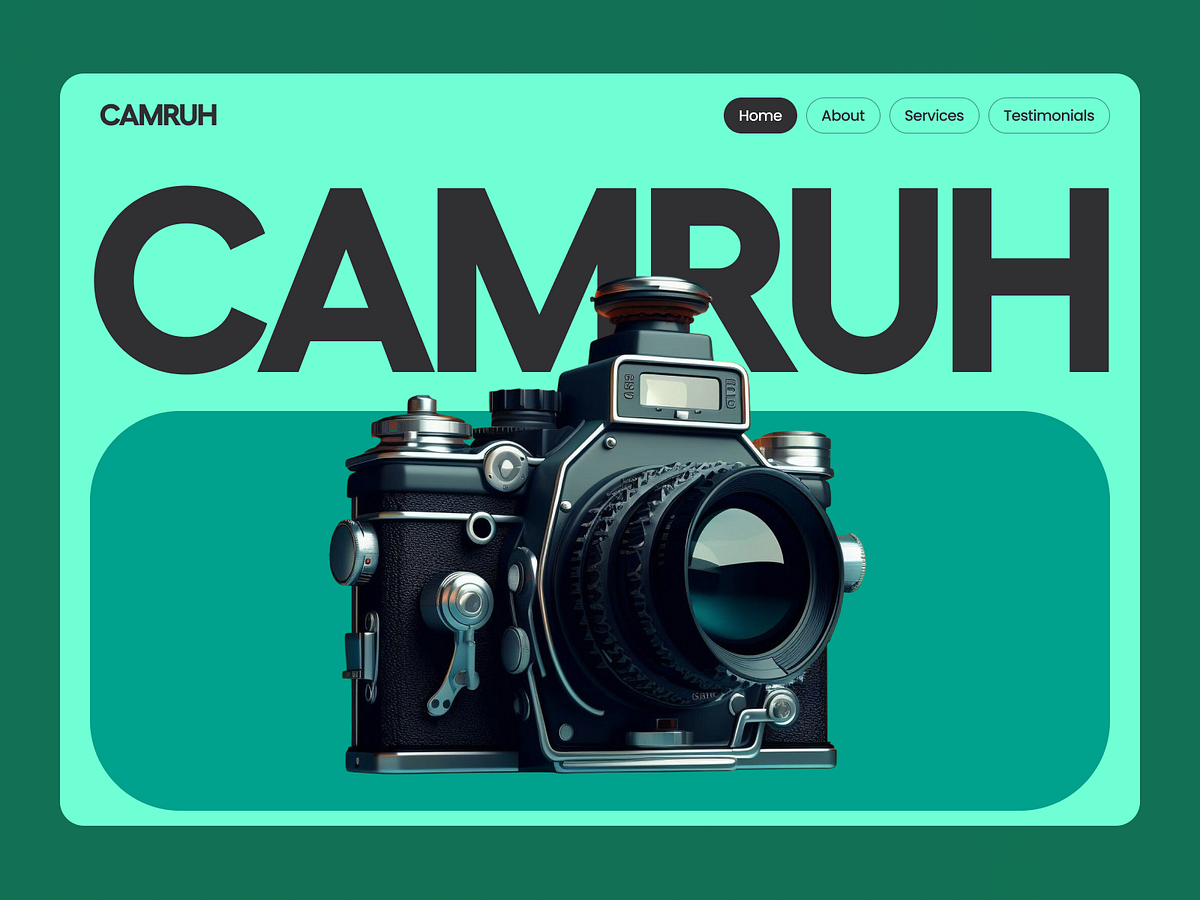 Modern Marketing Website UI Design for Creative Digital Agency Image 1