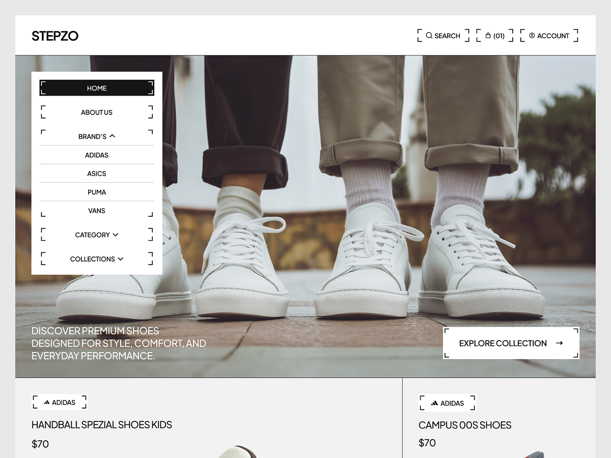 Stepzo - Online Shoes Store