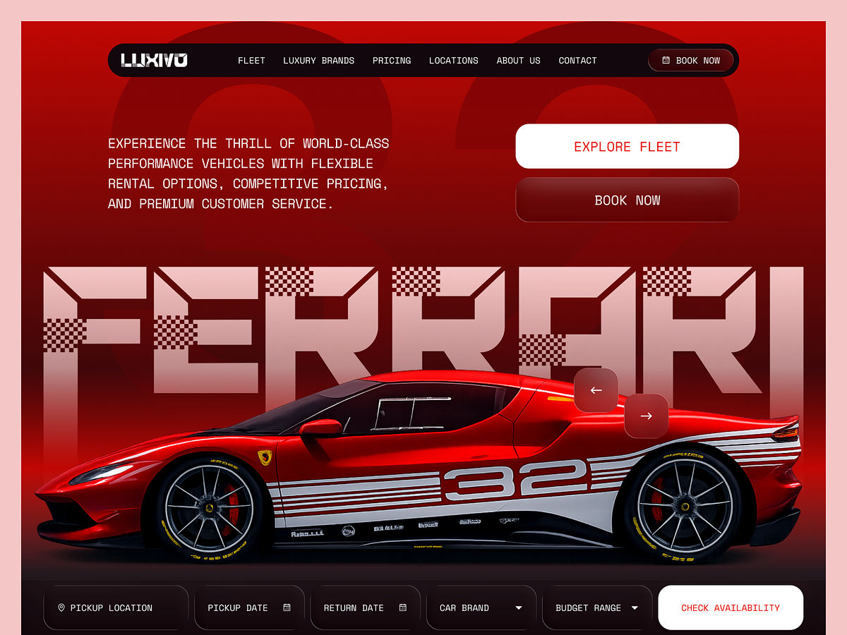 Luxivo – Sports Car Rental