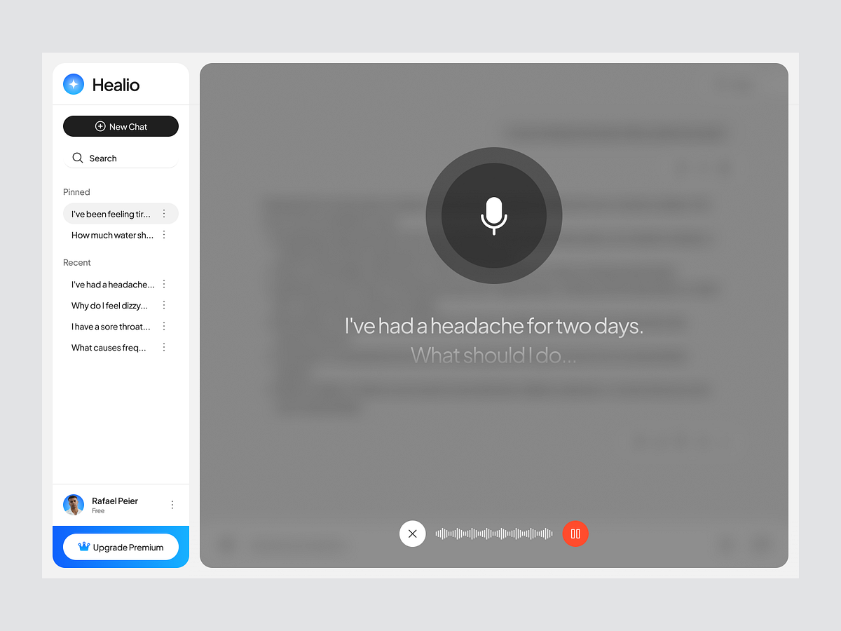 Healio — AI Healthcare (WebApp) Image 2
