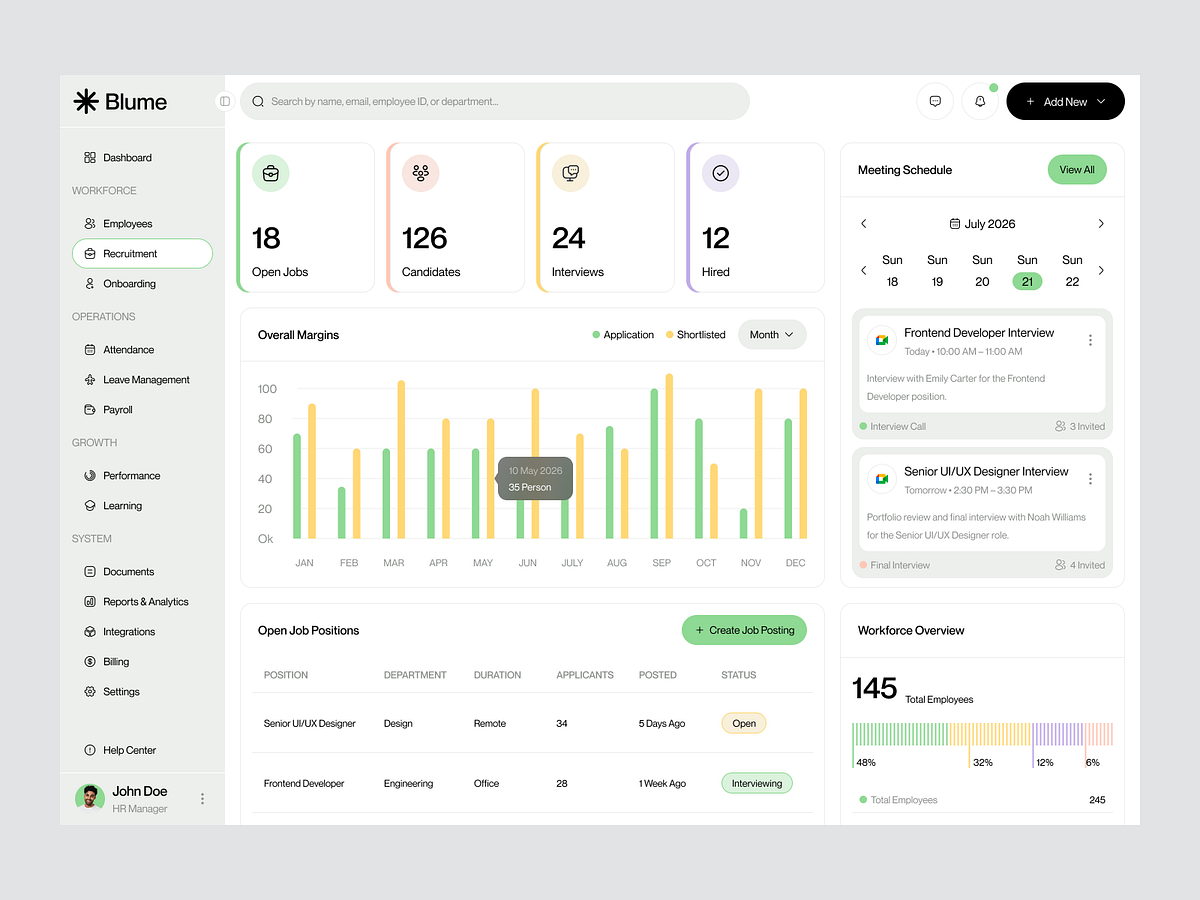 Blume — HR Management (WebApp) Image 1