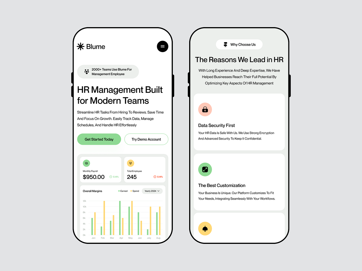 Blume — HR Management Responsive Image 1