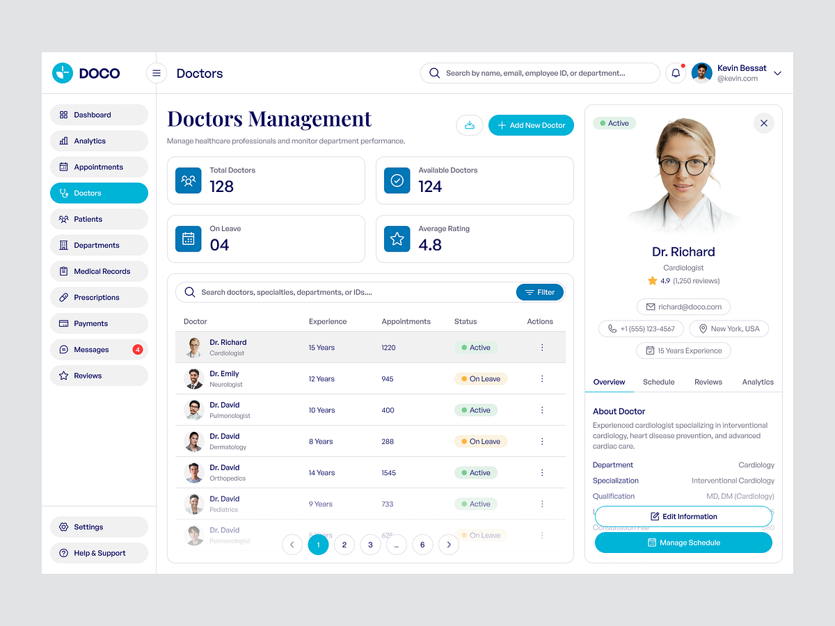 DOCO — Healthcare Management (Webapp) Image 1