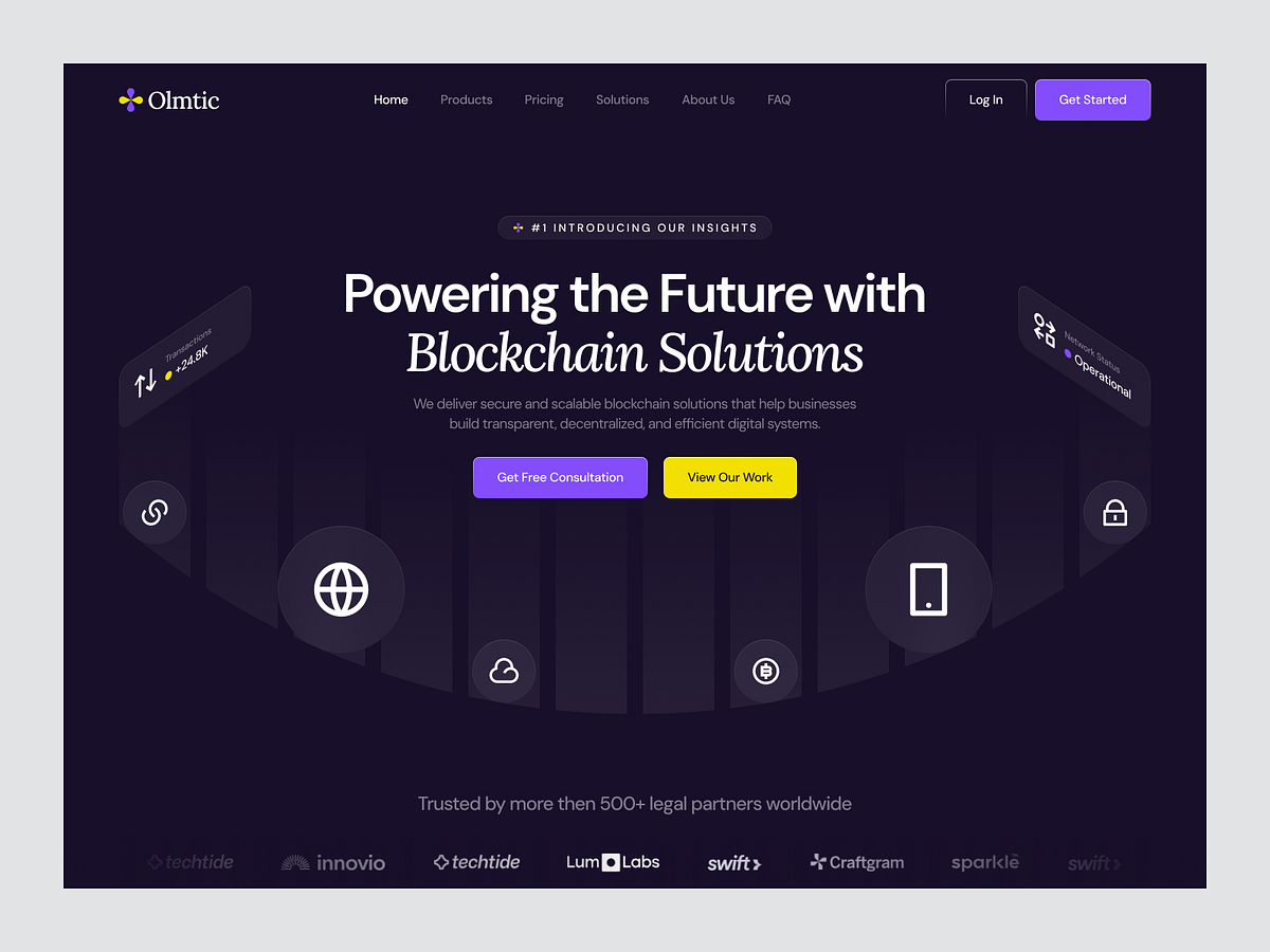 Olmtic — Blockchain Solutions Image 0