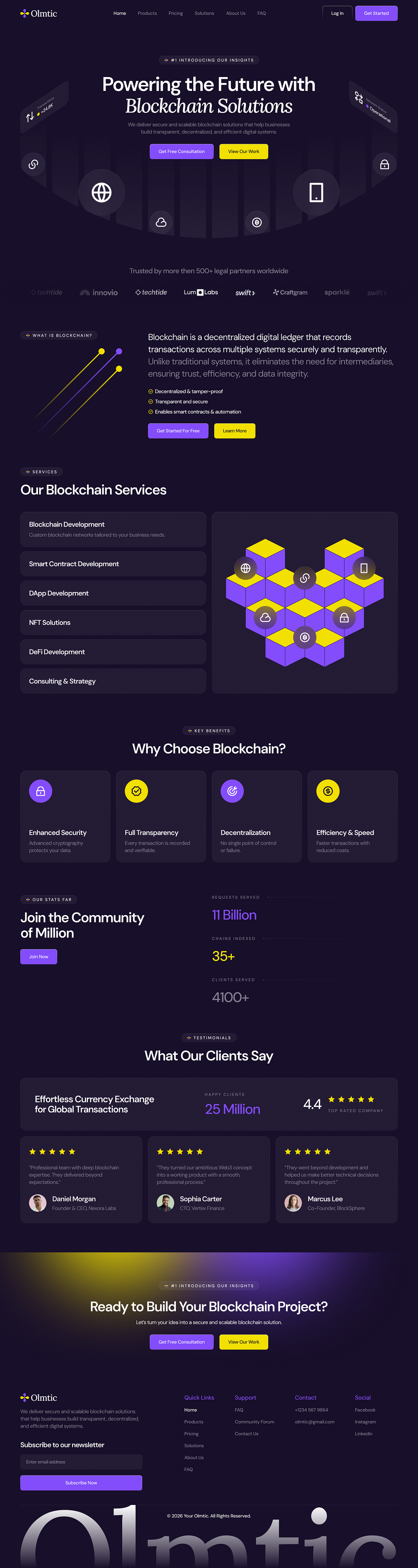 Olmtic — Blockchain Solutions Image 2
