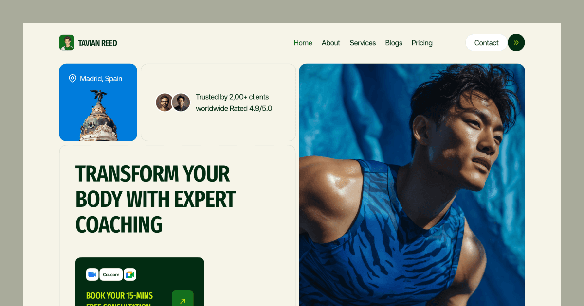 Tavian Reed – Fitness Trainer | Fitness Coach