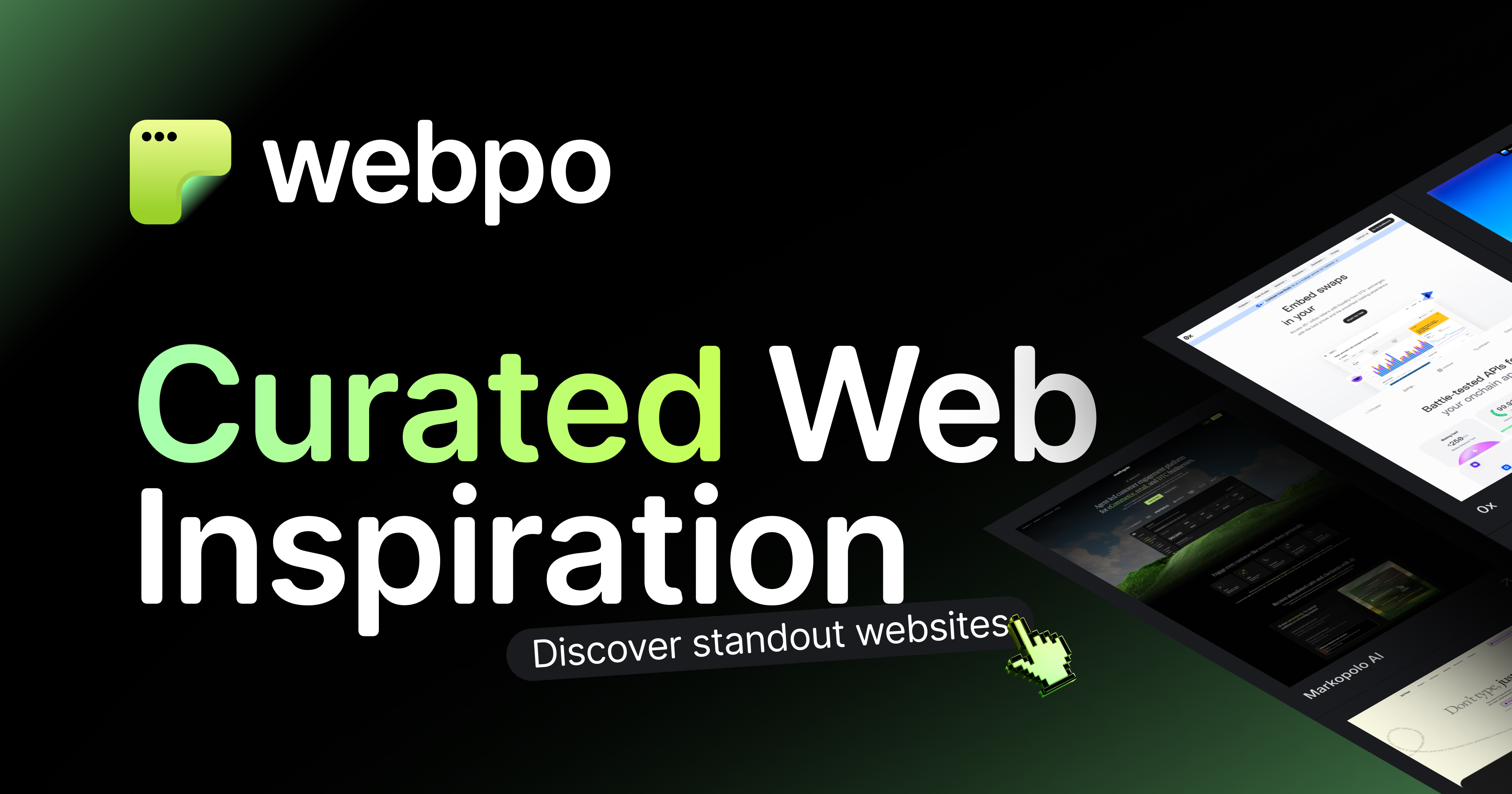 Webpo — Curated website gallery