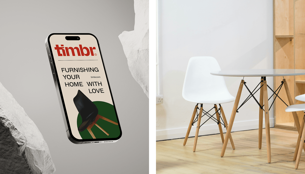 Timbr furniture - Brand identity Image 16