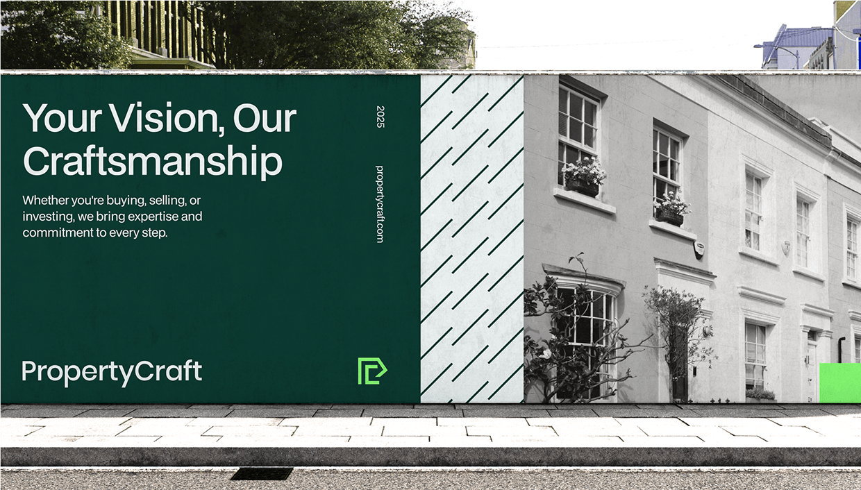 PropertyCraft - Branding design
