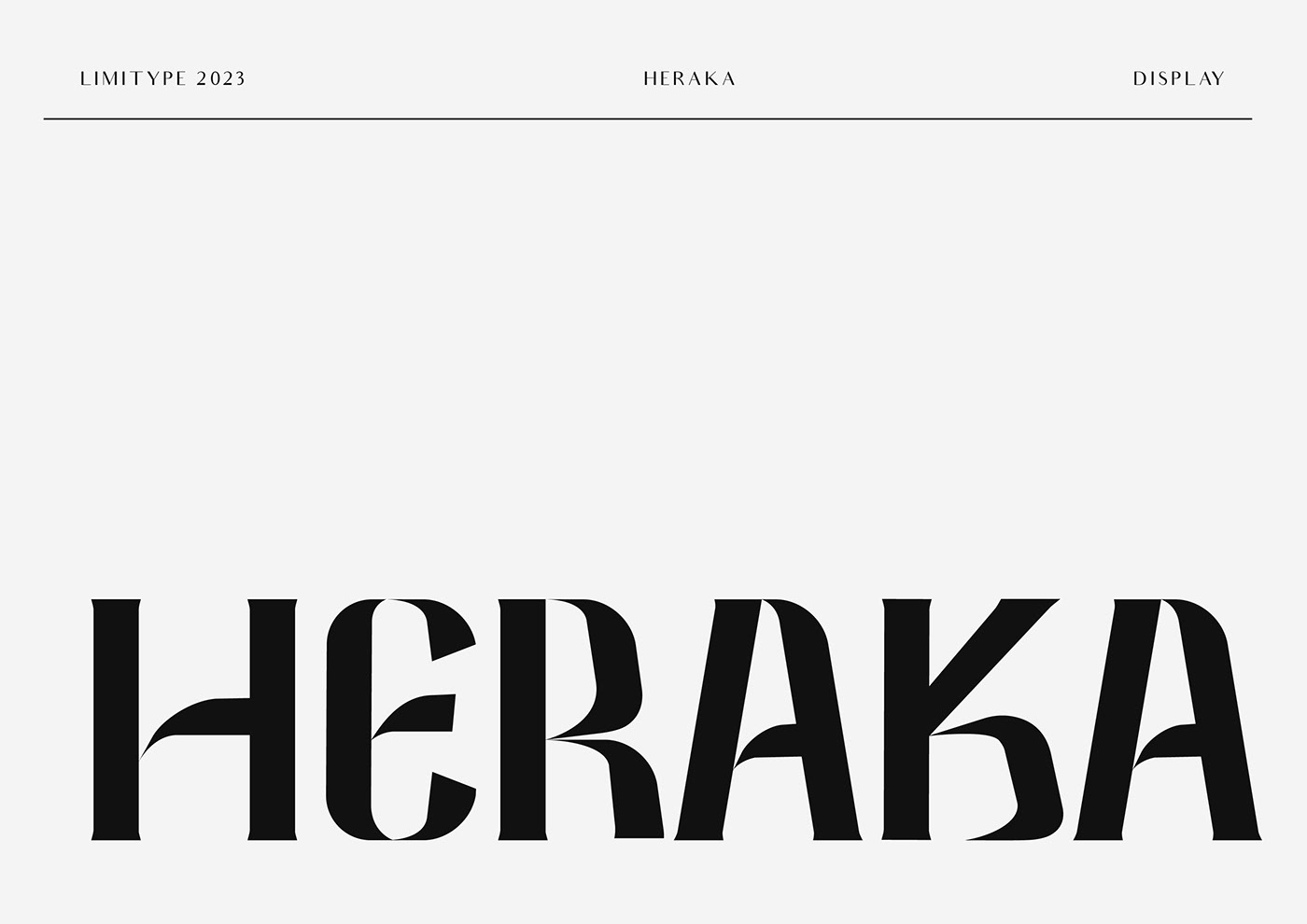 Heraka - Free Display Font