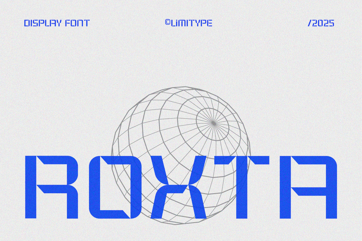 Roxta - Digital Font