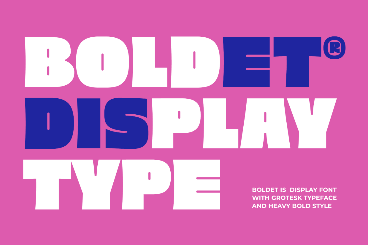 Boldet - Bold Font Image 0