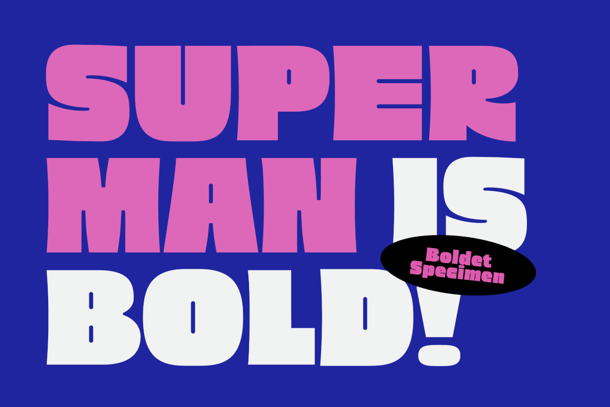 Boldet - Bold Font Image 1