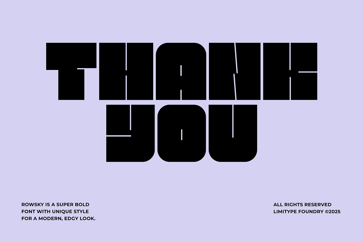 Rowsky - Bold Font Image 8