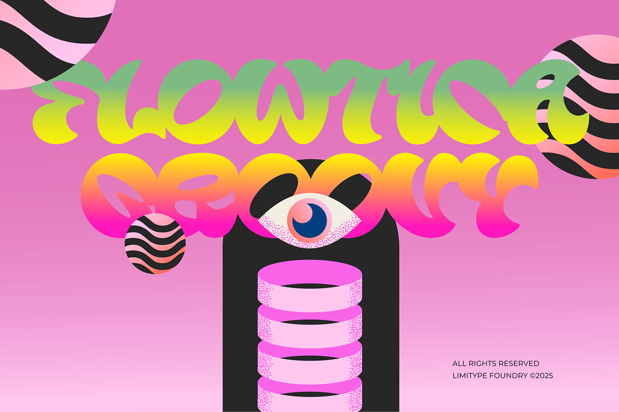 Flowtica - Groovy Bold Font