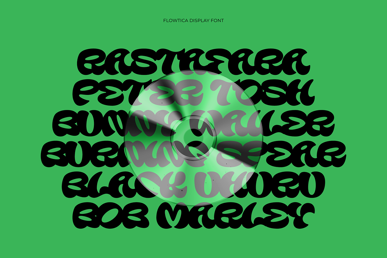 Flowtica - Groovy Bold Font Image 2