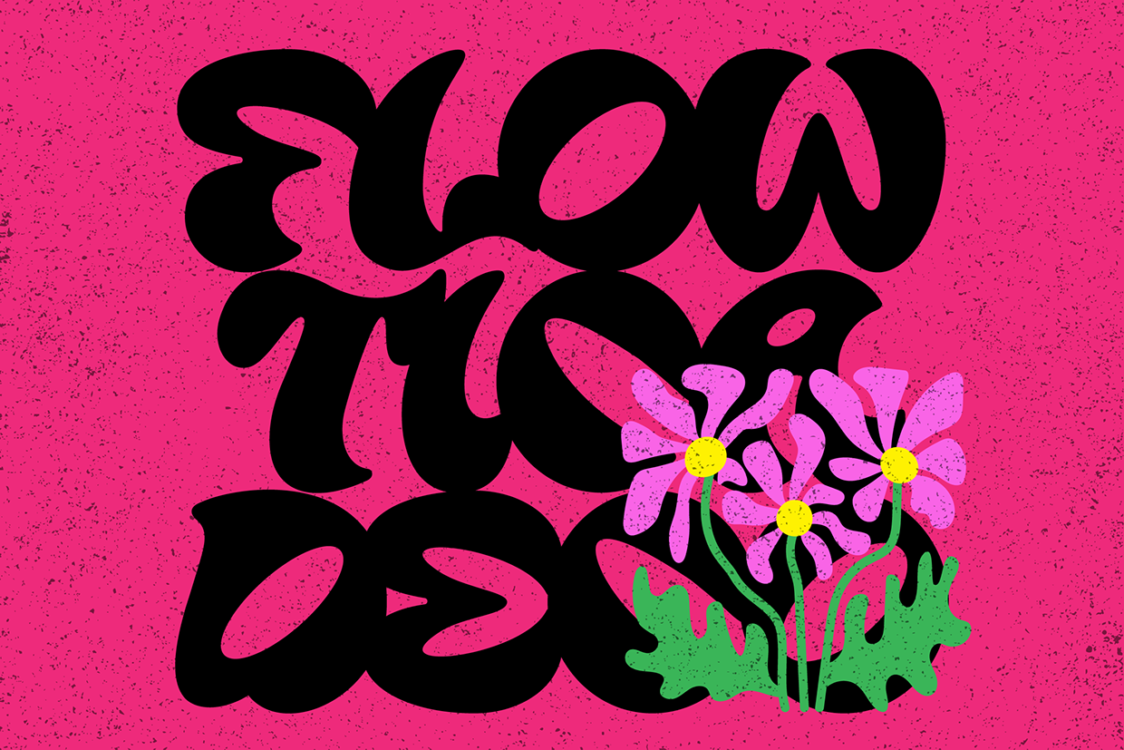 Flowtica - Groovy Bold Font Image 4