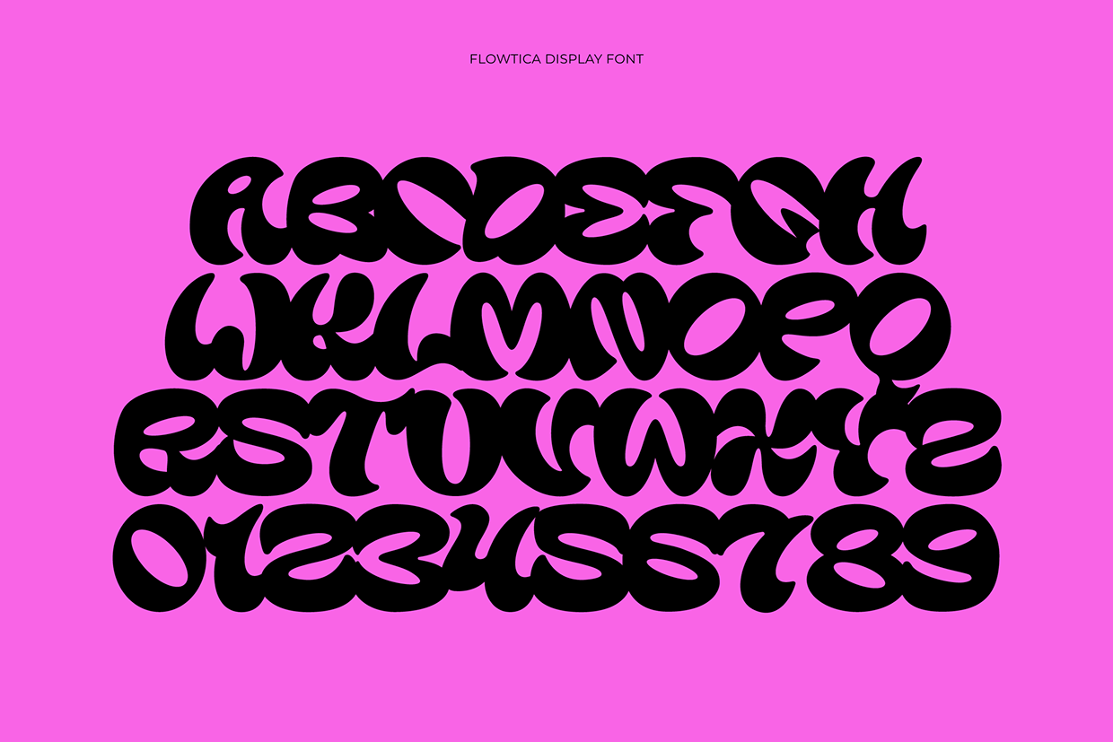Flowtica - Groovy Bold Font Image 5