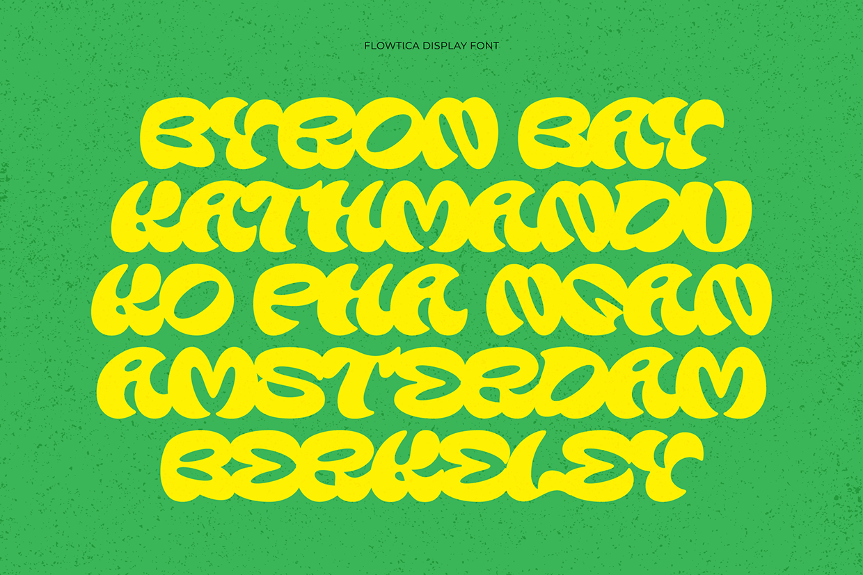 Flowtica - Groovy Bold Font Image 6
