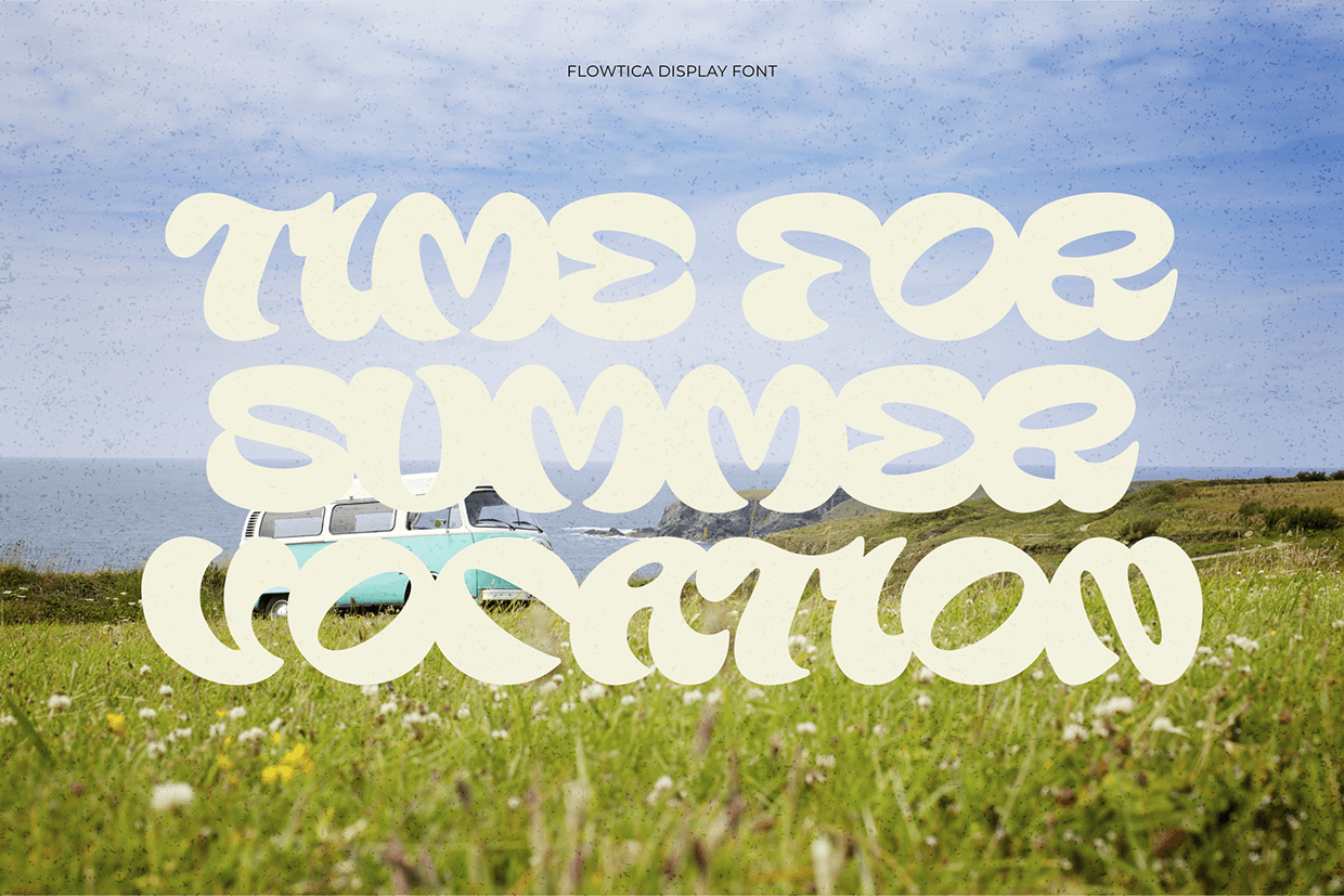 Flowtica - Groovy Bold Font Image 7