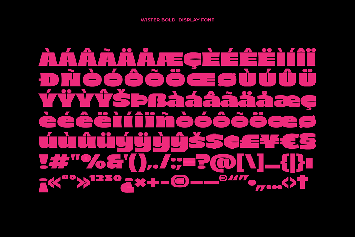 Wister - Bold Font Image 9