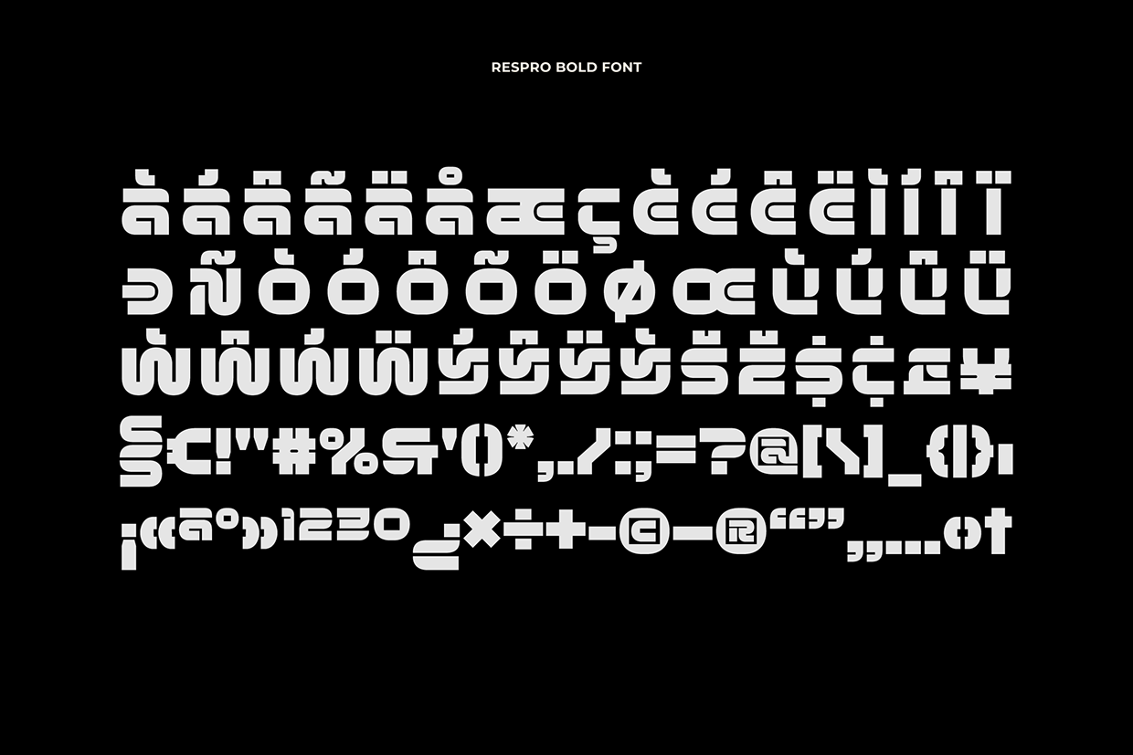 Respro - Display Font Image 10