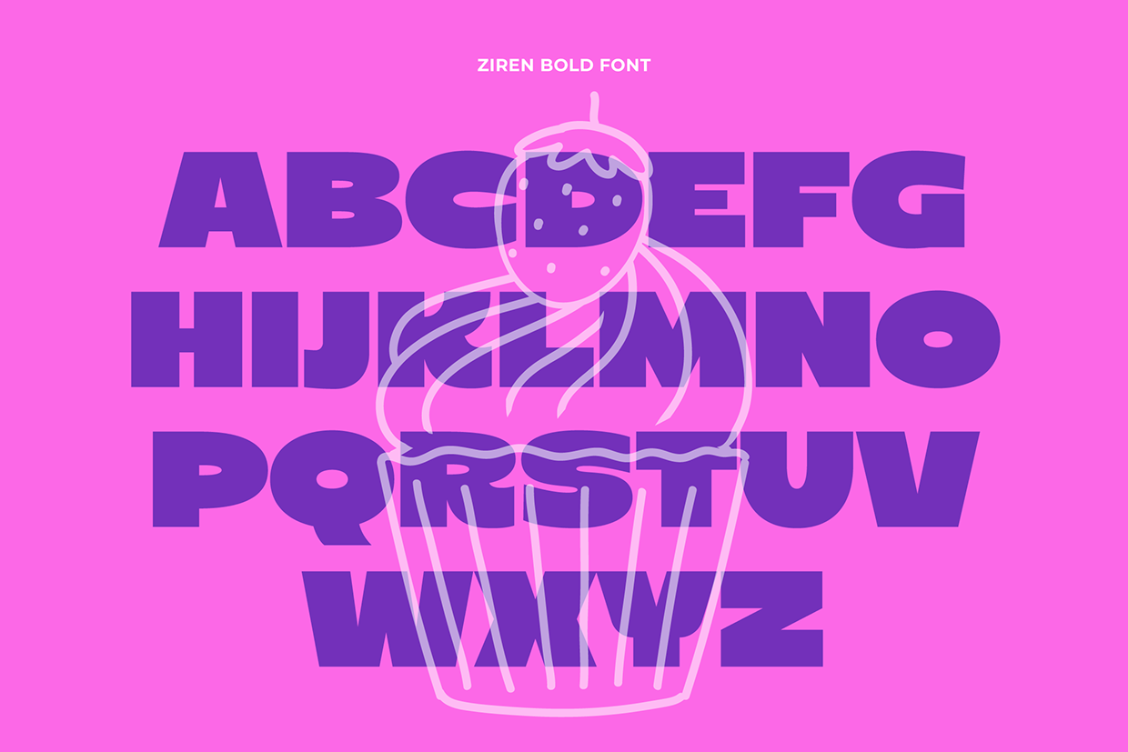 Ziren - Bold Font Image 1