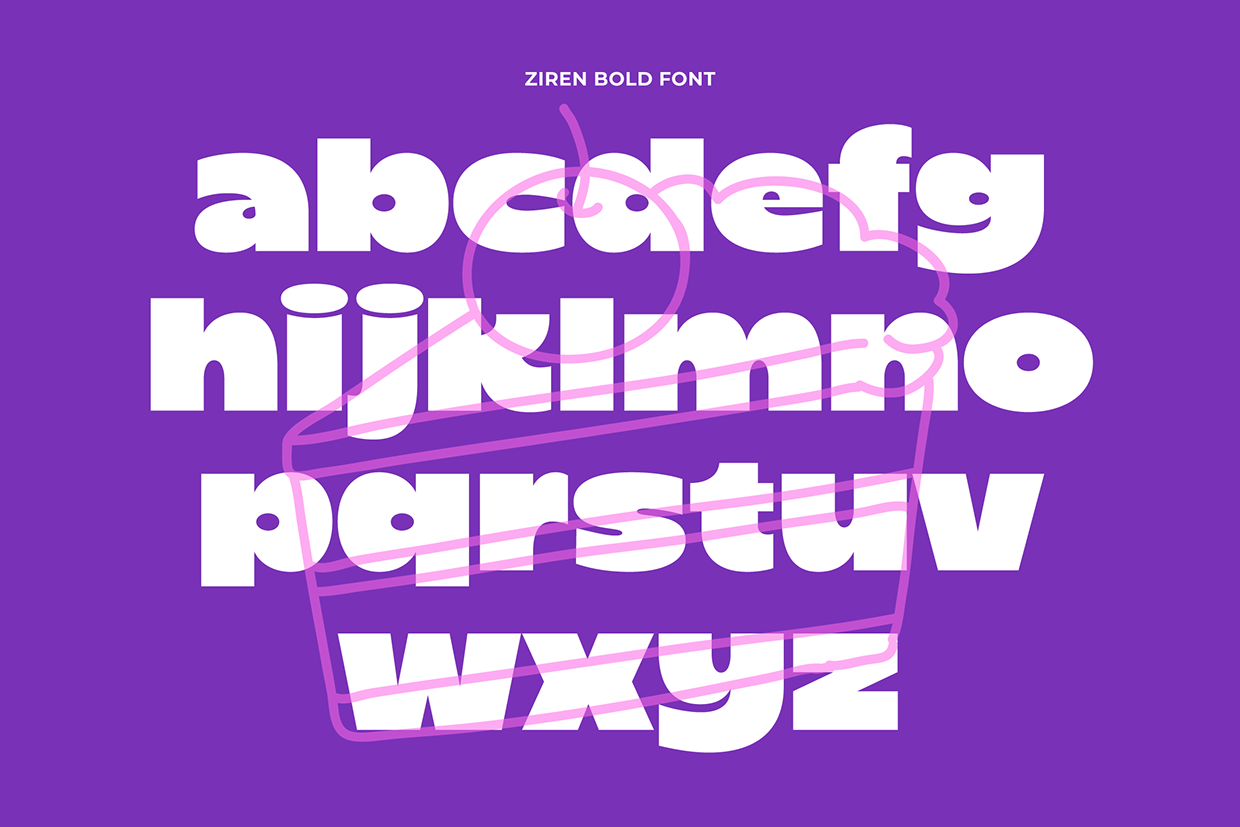 Ziren - Bold Font Image 3