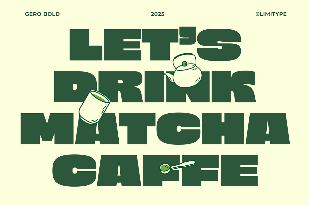 Gero - Bold Font Image 0