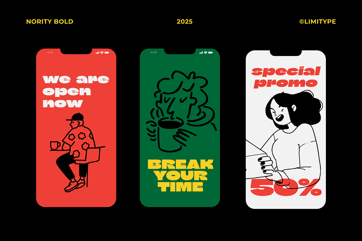 Nority - Inktrap Bold Font Image 5