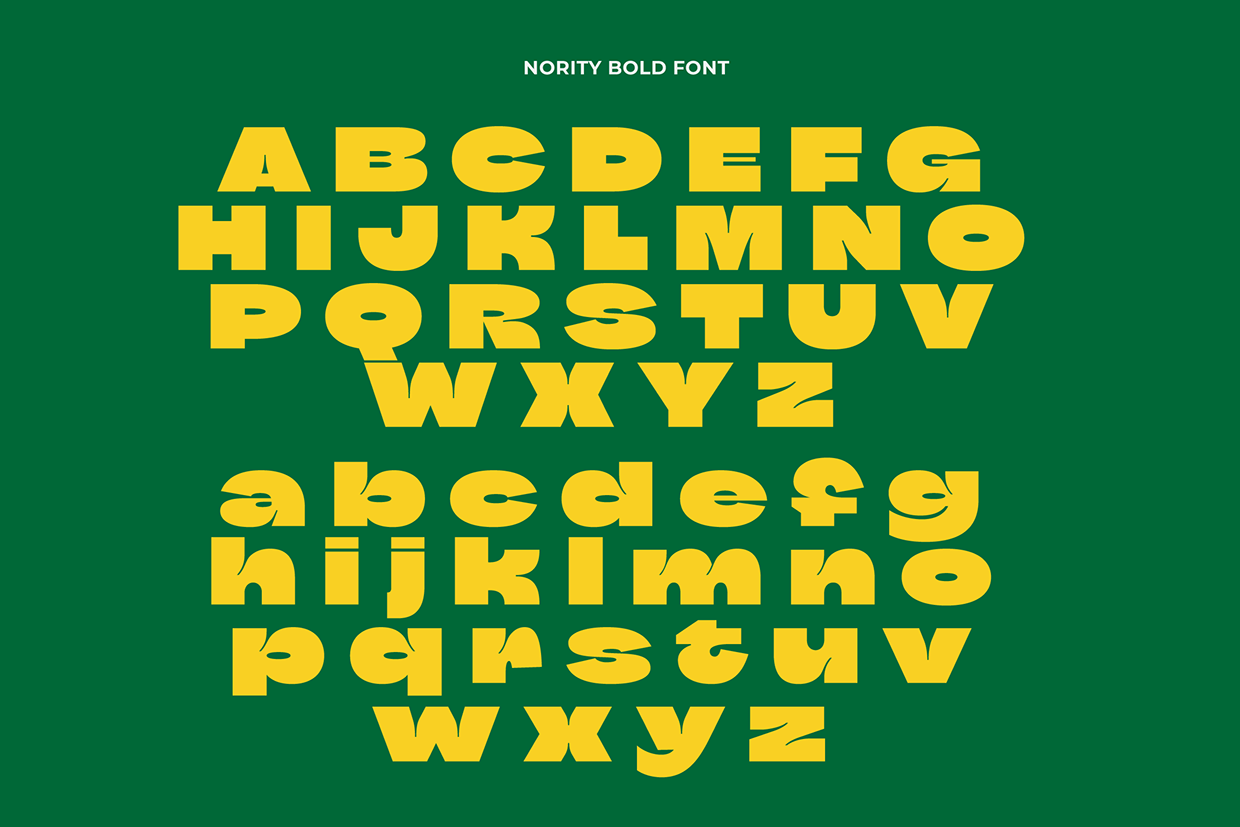Nority - Inktrap Bold Font Image 6