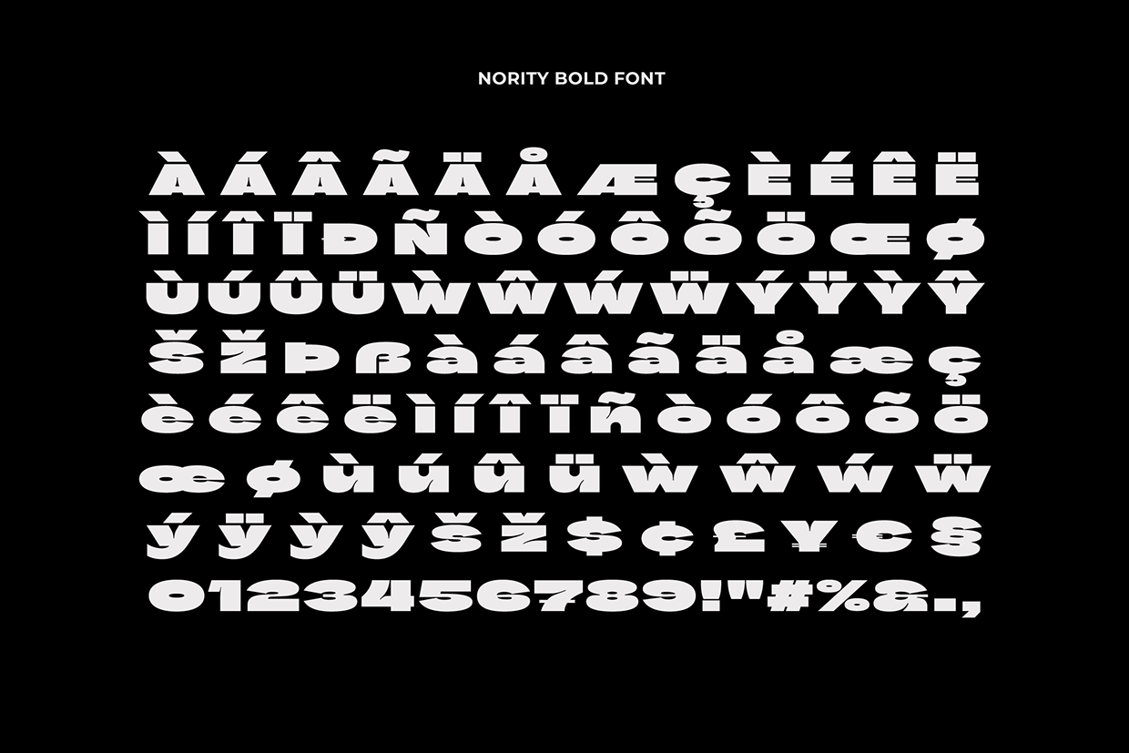 Nority - Inktrap Bold Font Image 10