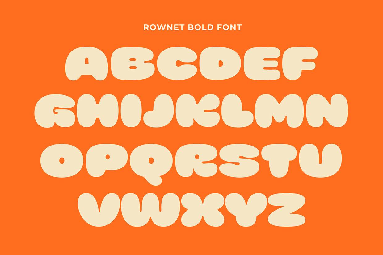 Rownet - Rounded Bold Font Image 7