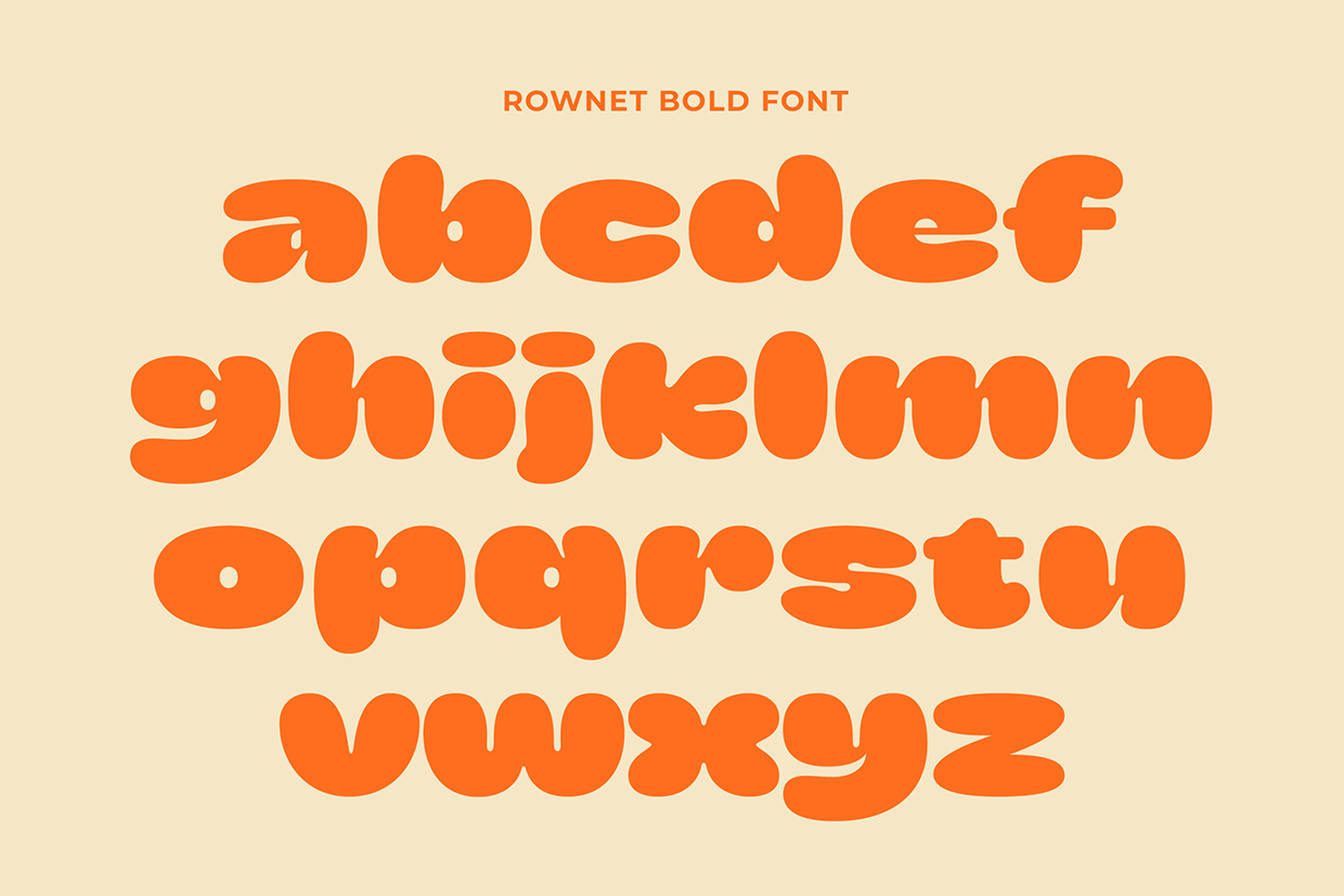 Rownet - Rounded Bold Font Image 8